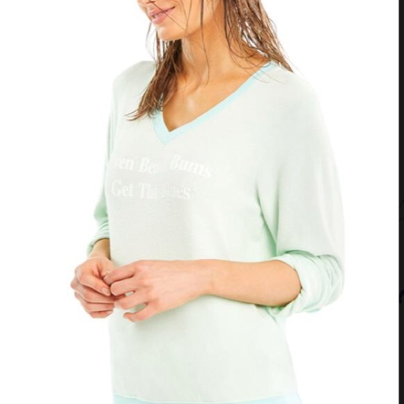 HP🎉NWT Wildfox Beach Bums baggy sweatshirt, L - Picture 2 of 5